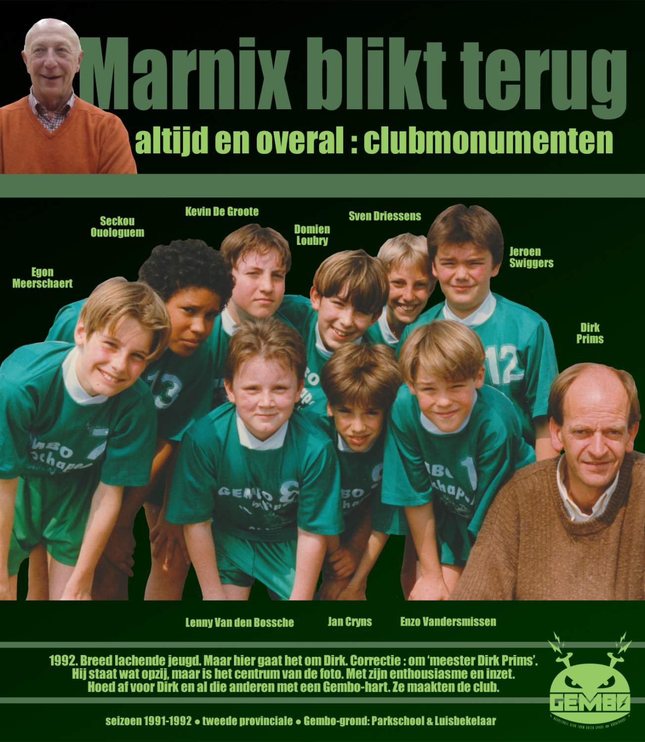 Marnix blikt terug - 2020 Retro Monument